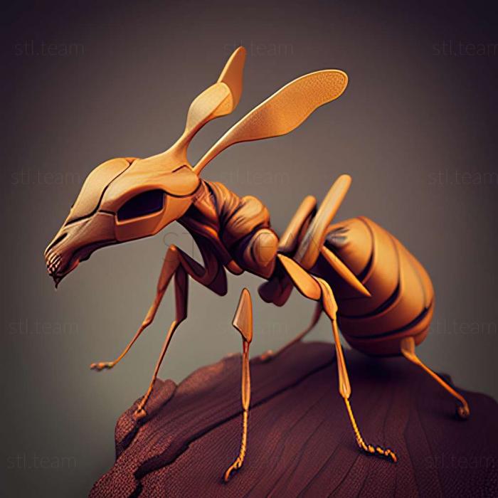 3D model Camponotus albosparsus (STL)